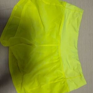 lululemon athletica Neon Yellow Athletic Shorts